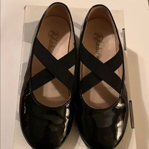 Black Patten Leather Girl Slip on shoe